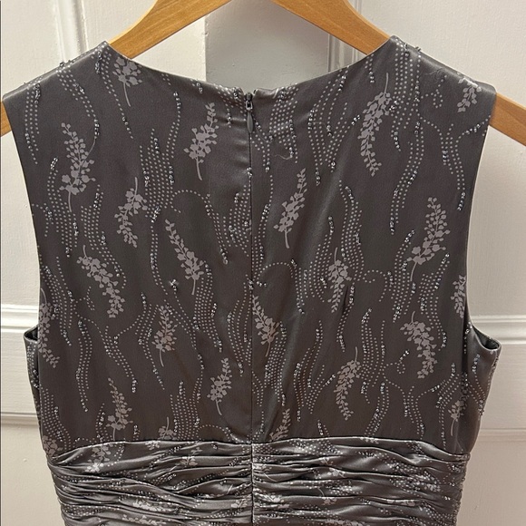 Brooks Brothers Gray Sleeveless Midi Dress - Picture 6 of 11